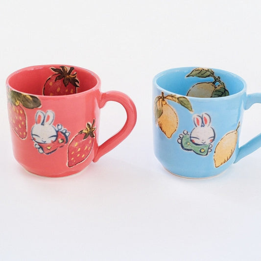 Lemon|Strawberry Rabbit Mug