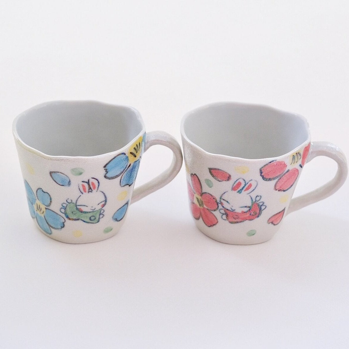 Pearl Rabbit Mug Set