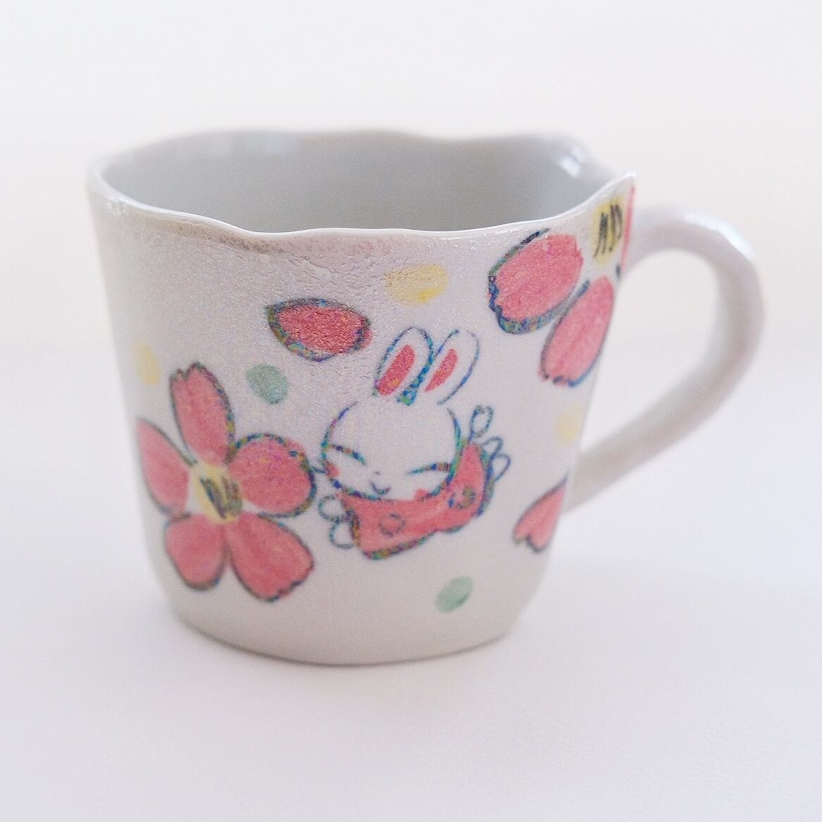 Pearl Rabbit Mug Set